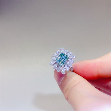 1 Carat Moissanite 925 Sterling Silver Ring - Fashiofinesse